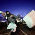 Desfile de los Antruejos Leoneses con representación de distintas zonas de la provincia