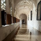 Inundaciones en el monasterio de La Vid