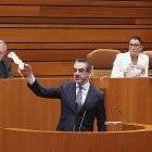 David Hierro con el gurruño, en una imagen de archivo.