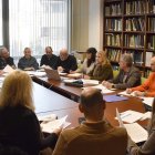 Un momento de la reunión de la  Junta Consultiva de la Reserva Regional de Caza de Urbión (RRCU).