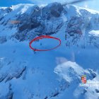 Rescatan a un montañero herido en la Montaña Palentina