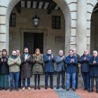 Minuto de silencio en Miranda de Ebro