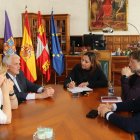 Reunión de trabajo de la alcaldesa de Palencia con expertos para preparar el eclipse solar total en Palencia