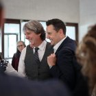 Carlos Martínez en su primera reunión de su grupo parlamentario tras el 15-M