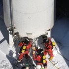 La UME tapona la fuga de gas natural en Fuentes de Béjar (Salamanca) y baja el riesgo