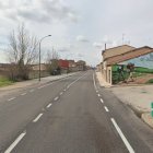 N-120 a su paso por Ibeas de Juarros.