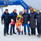 Homenaje a María Martín-Granizo en la estación de Valle Laciana-Leitariegos tras su éxito en los paralímpicos