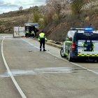 Siniestro vial en Soria con una mujer fallecida tras chocar contra un camión