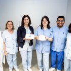Equipo sanitario de la Unidad de Cuidados Intensivos del Hospital de Soria que ha trabajado en el proyecto de monitorización de dispositivos cardíacos.