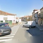 Calle principal de Palazuelos de Eresma.