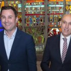 Javier Alfonso Cendón y el alcalde José Antonio Diez, en una imagen de archivo