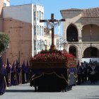 Desfile procesional de la cofradía de la Santísima Vera Cruz