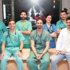 El cardiólogo Ignacio Amat-Santos y su equipo del Hospital Clínico Universitario de Valladolid