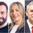 David Gago, Patricia Martín y Carlos Rodríguez.