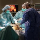 Operación de urología con el robot Da Vinci en el hospital El Bierzo de Ponferrada.