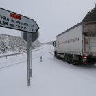 Un camión en la provincia de Palencia