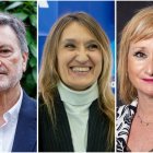 Francisco Vázquez, Rocío Lucas y Leticia García.