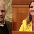 Carlos Menéndez y Susana Suárez, en sendas imágenes de archivo.