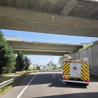 Pretiles del puente de la A-66 sobre la N-122 en Zamora.