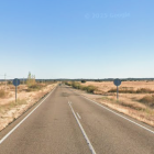 Carretera ZA-912 a la altura de Villadeciervos