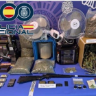 Detenido en Ponferrada tras desmantelar la policía un cultivo 'indoor' de marihuana en una nave industrial.