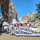 Concentración de la Plataforma en Defensa del Ferrocarril de Vía Estrecha de León