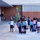 Vuelta al cole en Valladolid en una imagen de archivo.