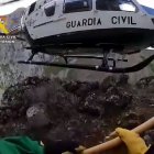 La Guardia Civil rescata a dos montañeros enriscados en las Hoces de Vegacervera (León)