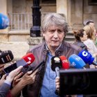 Carlos Martínez en una imagen de archivo con los medios de comunicación.