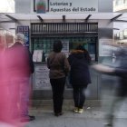 Kiosco de lotería.