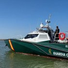 Una lancha de la Guardia Civil