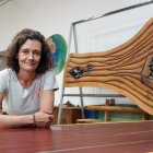 La ebanista y artista leonesa, Reyes Carreño.