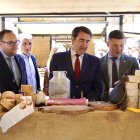 Inauguración de la Feria Iberqueso en Valencia de don Juan (León).