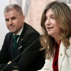 La rectora de la Universidad de León, Nuria González