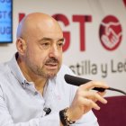 El secretario general de UGT en Castilla y León, Óscar Lobo.