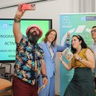 La presidenta de la Diputación, Ángeles Armisén, presenta el plan de juventud para este verano.