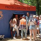 Hospital de Campaña, en la zona de Las Veguillas, este viernes en el Curpillos.