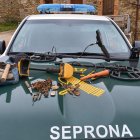 Intervenidas 137 piezas arqueológicas a dos sujetos sorprendidos con detectores de metal en Prado de la Guzpeña (León) cuando buscaban restos sin autorización