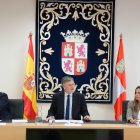 Primera reunión de la Mesa de las Cortes de Castilla y León de esta XII Legislatura.