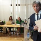 Carlos Martínez al finalizar la rueda de prensa