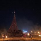 Imagen de la celebración de la Hoguera de San Juan