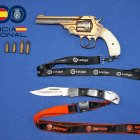 Material intervenido por la policía.