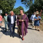 El delegado del Gobierno en Castilla y León, Nicanor Sen, participa en el III Lvdvs Avrvm, en el Centro de Recepción de Visitantes de Las Médulas (León)