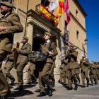 Desfile militar en Ciudad Rodrigo (Salamanca) en homenaje a los caídos en la Guerra de la Independencia.