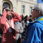 Imagen de archivo de la observación del eclipse parcial de sol de marzo de 2025 en Palencia.