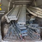 Material intervenido por la Guardia Civil.