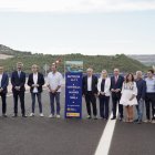 UN MOMENTO DE LA INAURACIÓN DEL TRAMO DE LA A-11