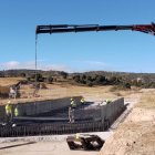 Obras en el tramo de la A-11 en Langa de Duero en Soria, en una imagen de archivo.