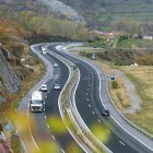 Autopista AP-66 entre León y Asturias.