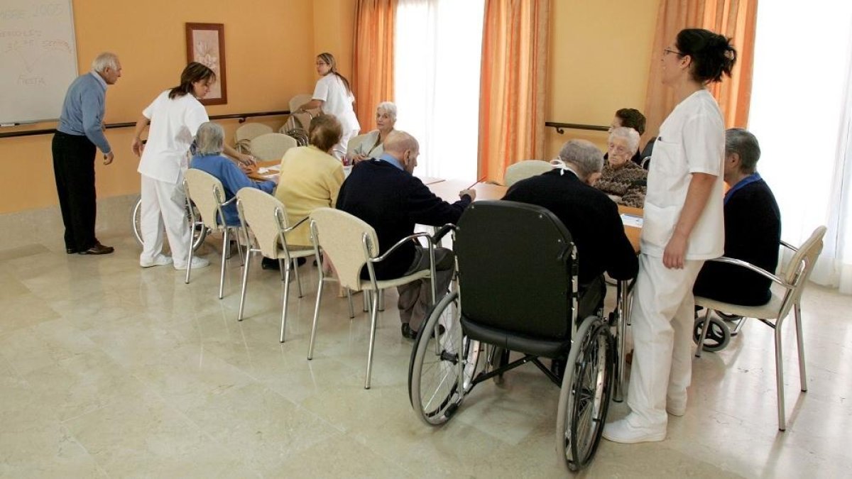 Una residencia de mayores, en una imagen de archivo